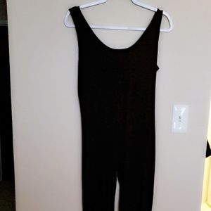 Black stretch body suit